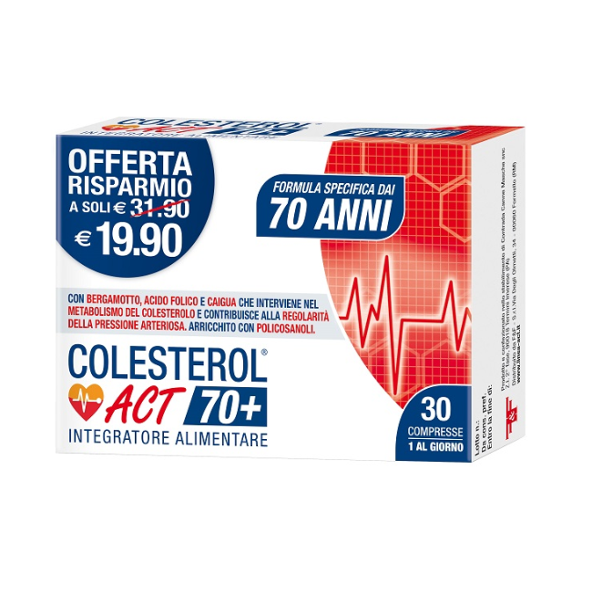 Colesterol Act 70+ 30 Compresse