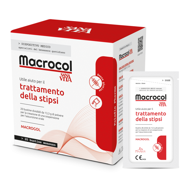 Sanavita Macrocol Plus 20 Bustine Da 13,81 G