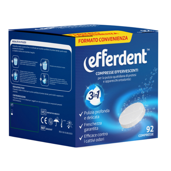 Efferdent 92 Compresse Effervescenti