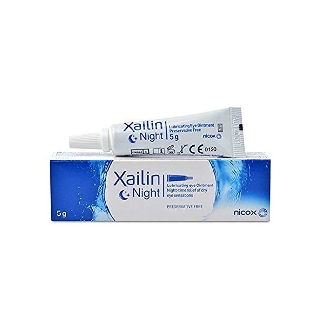 Unguento Lubrificante Oftalmico Xailin Night 5 G Unguento Lubrificante Oftalmico Xailin Night 5 G