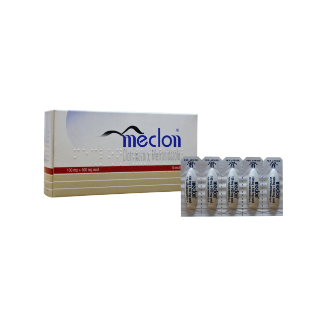 Meclon 10 Ovuli Vag 100 Mg + 500 Mg