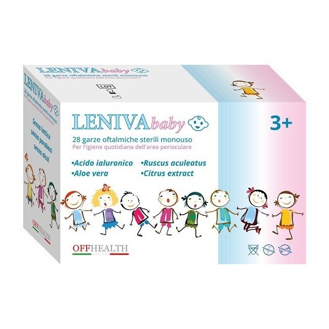 Leniva Baby Garze Oftalmiche 28 Pezzi