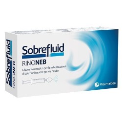 Sobrefluid Rinoneb Dispositivo Nebulizzatore + Siringa Luer Lock Da 50 Ml + Agocannula Per Prelievo Soluzione