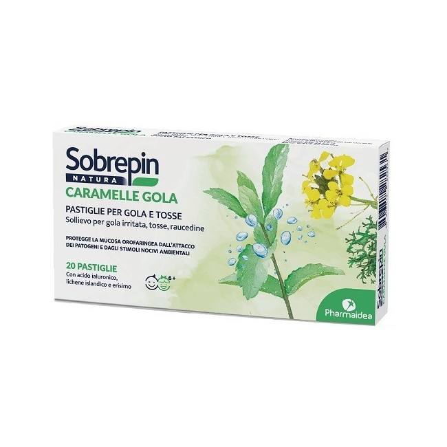 Sobrepin Natura Caramella Gola 20 Pastiglie