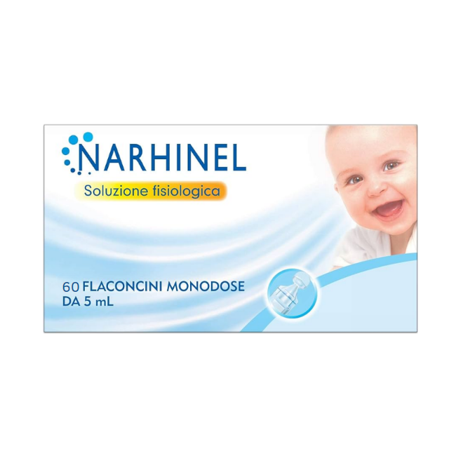 Soluzione Fisiologica Per Aspiratore Nasale Narhinel 60 Flaconcini Da 5 Ml