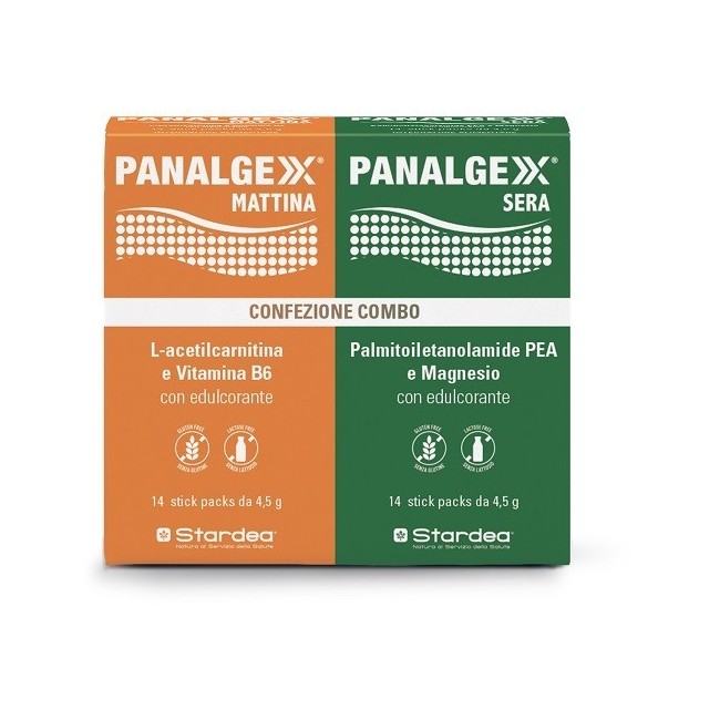 Panalgexx Mattina 14 Stickpack + Panalgexx Sera 14 Stickpack Confezione Combo