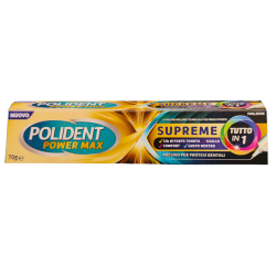 Polident Power Max Supreme Tutto In 1 Crema Adesiva Protesi 70 G