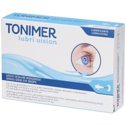 Gocce Oculari Tonimer Lubri Vision 15 Monodose Richiudibili Da 0,5 Ml