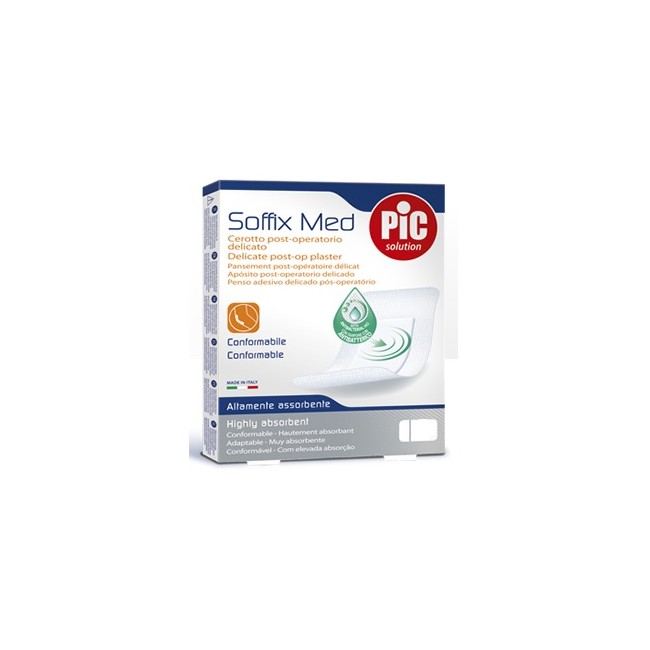 Cerotto Pic Soffix Med In Tnt Con Tampone Centrale Assorbente Sterile Monouso 30x10 Cm Sterili Antibatterico 3 Pezzi Cerotto Pic Soffix Med In Tnt Con Tampone Centrale Assorbente Sterile Monouso 30x10 Cm Sterili Antibatterico 3 Pezzi
