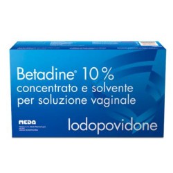 Betadine Soluzione Vag 5 Flaconi + 5 Fiale 10 Ml 10% + 5 Cannule