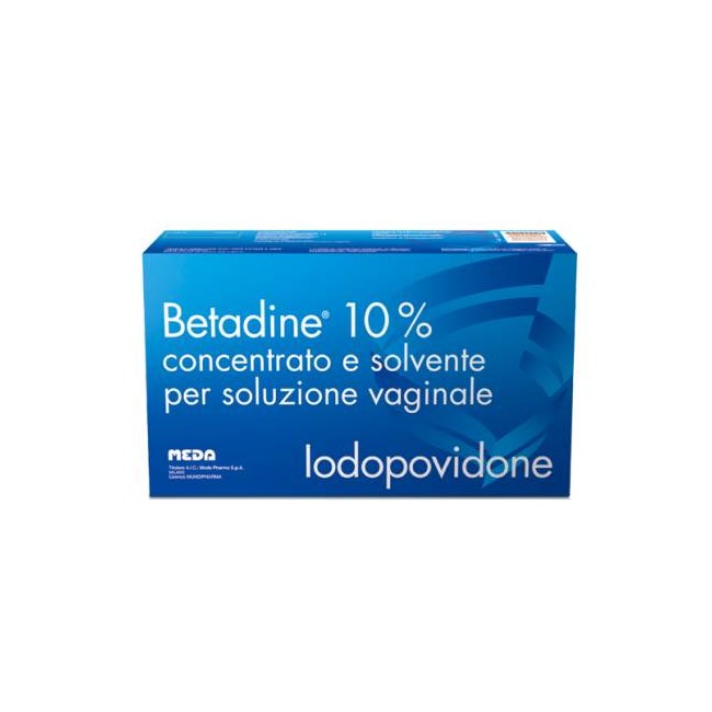 Betadine Soluzione Vag 5 Flaconi + 5 Fiale 10 Ml 10% + 5 Cannule