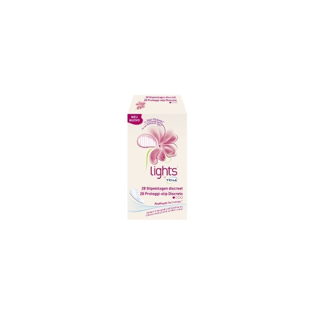 Proteggi Slip Per Incontinenza Piccole Perdite Lights By Tena Discreto 28 Pezzi