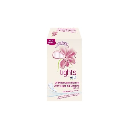 Proteggi Slip Per Incontinenza Piccole Perdite Lights By Tena Discreto 28 Pezzi