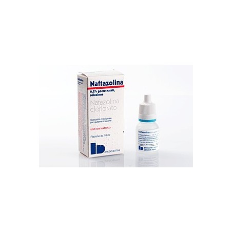 Naftazolina Gocce Nasali 10 Ml 0,2%