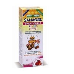 Sanagol Spray Junior Propoli Fragola 20 Ml