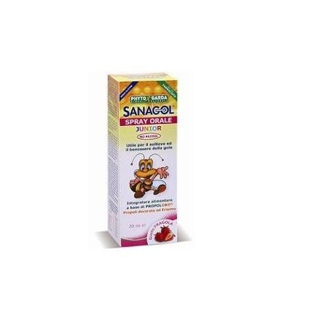 Sanagol Spray Junior Propoli Fragola 20 Ml