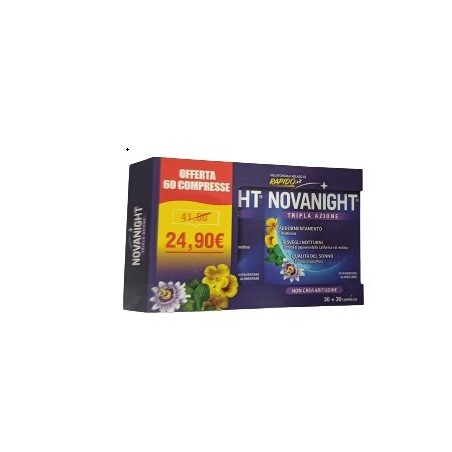 Novanight Tripla Azione Sonno Rigenerante 60 Compresse Novanight Tripla Azione Sonno Rigenerante 60 Compresse