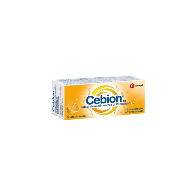 Cebion Effervescenti Vitamina C Arancia 10 Compresse Cebion Effervescenti Vitamina C Arancia 10 Compresse