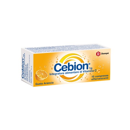 Cebion Effervescenti Vitamina C Arancia 10 Compresse