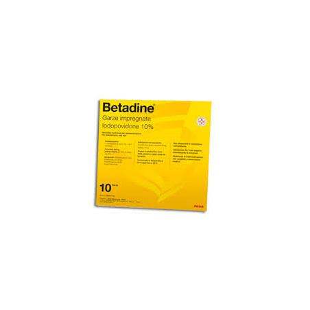 Betadine 10 Garze 10 Cm X 10 Cm 250 Mg Betadine 10 Garze 10 Cm X 10 Cm 250 Mg