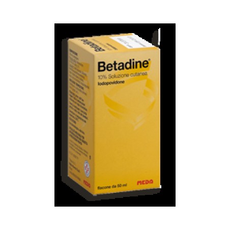 Betadine Soluzione Cutanea 50 Ml 10% Betadine Soluzione Cutanea 50 Ml 10%