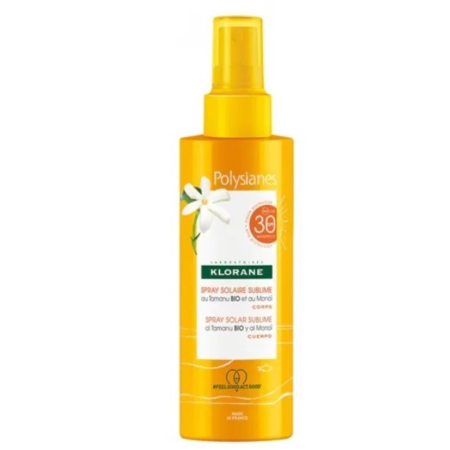 Klorane Spray Solare Sublime Spf 30 Corpo 200ml Klorane Spray Solare Sublime Spf 30 Corpo 200ml