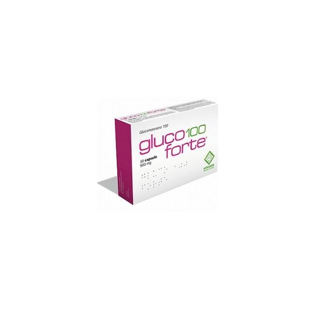 Gluco 100 Forte Glucomannano 100 30 Capsule Da 900 Mg