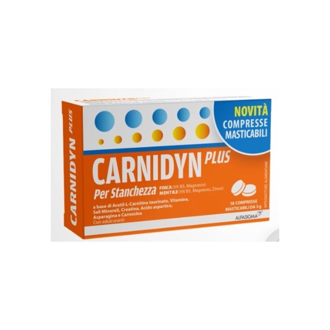 Carnidyn Plus 18 Compresse Masticabili