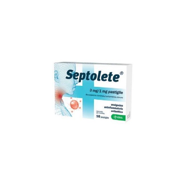 Septolete 16 Pastiglie 3 Mg + 1 Mg