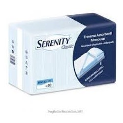 Traversa Salvamaterasso Per Incontinenza Serenity Classic Rimboccabile Misura 80x180cm 30 Pezzi