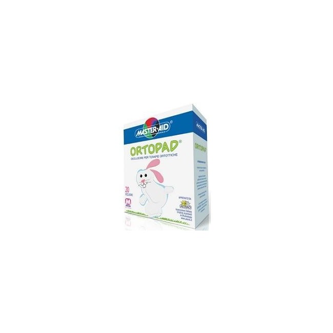 Cerotto Oculare Per Ortottica Ortopad Bianco Regular 20 Pezzi