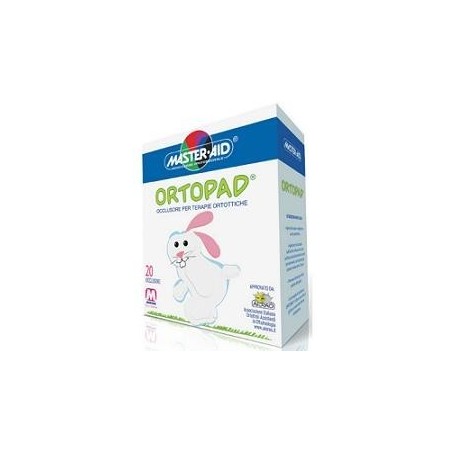 Cerotto Oculare Per Ortottica Ortopad Bianco Regular 20 Pezzi