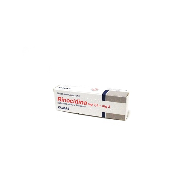 Rinocidina Gocce Rinol 5 Ml 7,5 Mg + 3 Mg
