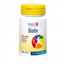 Longlife Biotin 900 Mcg 100 Compresse Longlife Biotin 900 Mcg 100 Compresse