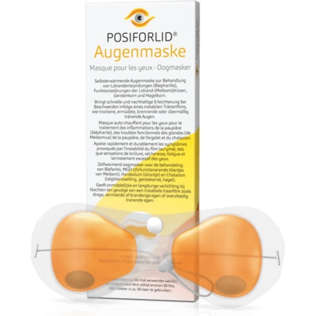 Posiforlid 1 Maschera Per Occhi Per Trattamento Termico Per Blefarite E Disfunzione Meibomdrusen