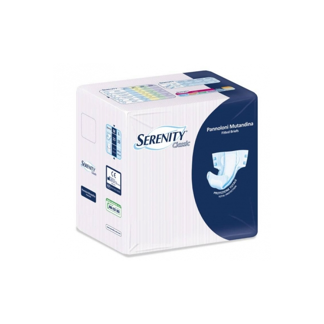 Pannolone Mutandina Serenity Classic Maxi Taglia Extralarge 15 Pezzi