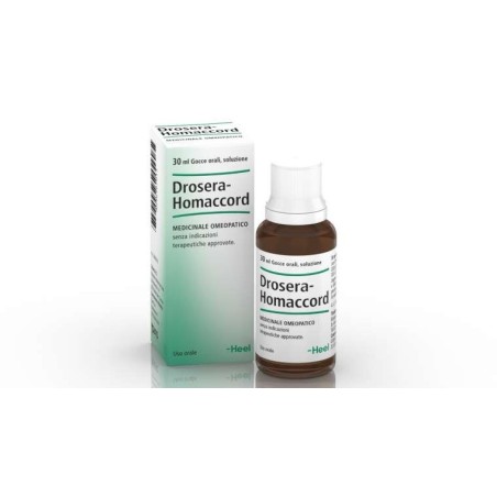 Drosera Homaccord Soluzione Orale Gocce 30ml Drosera Homaccord Soluzione Orale Gocce 30ml