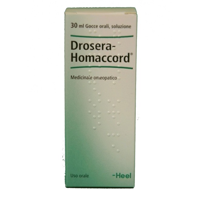 Drosera Homaccord Soluzione Orale Gocce 30ml Drosera Homaccord Soluzione Orale Gocce 30ml