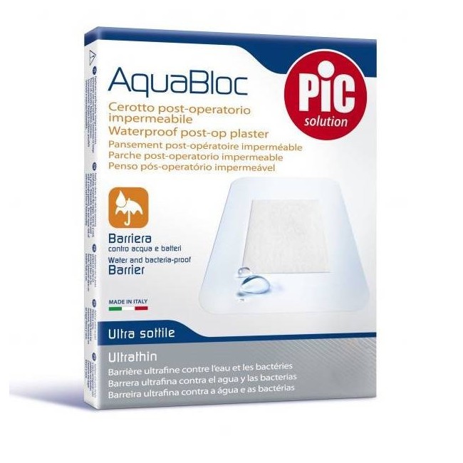 Cerotto Pic Aquabloc 19x72mm Antibatterico 20 Pezzi