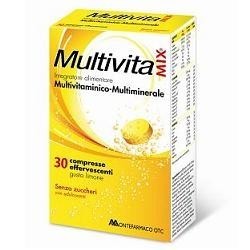 Multivitamix Senza Zucchero 30 Compresse Effervescenti