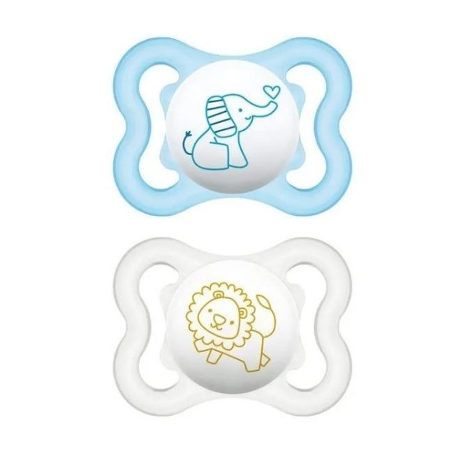 Mam Air Succhietto 2-6 Mesi Silicone Maschio 2 Pezzi