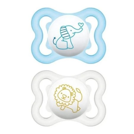 Mam Air Succhietto 2-6 Mesi Silicone Maschio 2 Pezzi