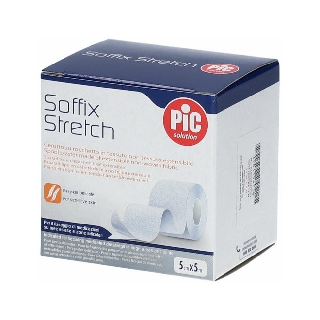 Cerotto In Rotolo Pic Soffix Stretch Tessuto Non Tessuto Estendibile 5x500 Cm 1 Pezzo