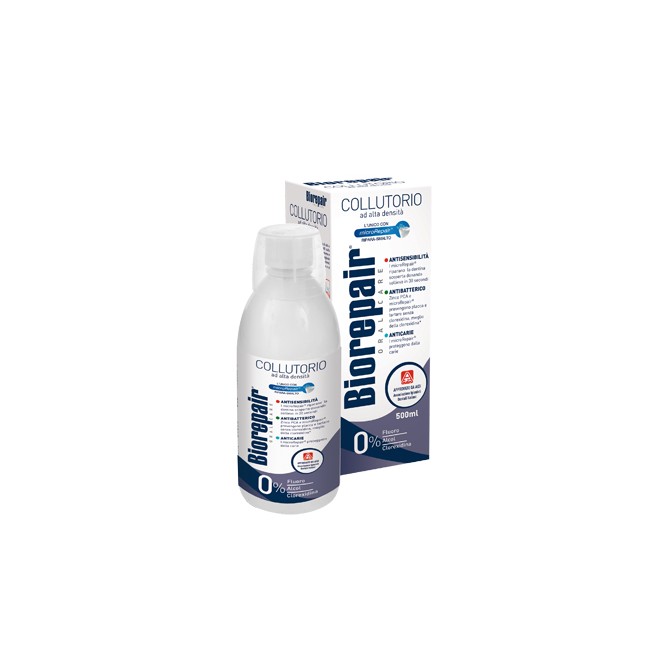Biorepair Oral Care Collutorio Alta Intensita' 3in1 Antisensibilita', Antibatterico, Anticarie 500 Ml Biorepair Oral Care Collutorio Alta Intensita' 3in1 Antisensibilita', Antibatterico, Anticarie 500 Ml