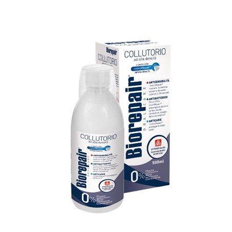 Biorepair Oral Care Collutorio Alta Intensita' 3in1 Antisensibilita', Antibatterico, Anticarie 500 Ml