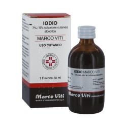 Iodio Soluzione Alcolica I Soluzione Cutanea 50 Ml 7% + 5%