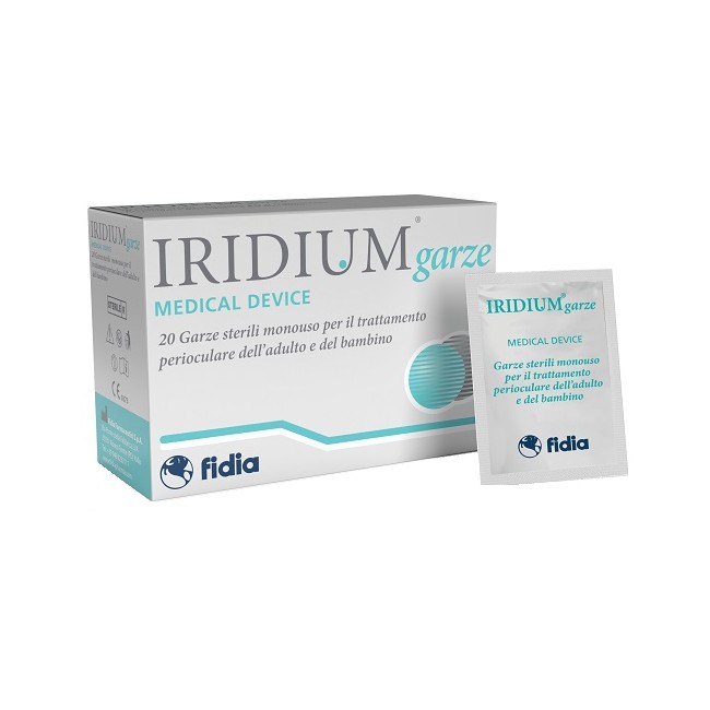 Iridium Garza Oculare Medicata In Tessuto Non Tessuto 20 Pezzi Iridium Garza Oculare Medicata In Tessuto Non Tessuto 20 Pezzi