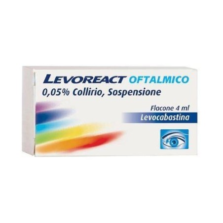 Levoreact Oftalmico Collirio 4 Ml 0,5 Mg/ml Levoreact Oftalmico Collirio 4 Ml 0,5 Mg/ml