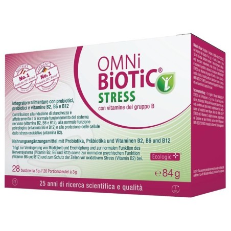 Omni Biotic Stress Vitamine Gruppo B 28 Bustine Da 3 G