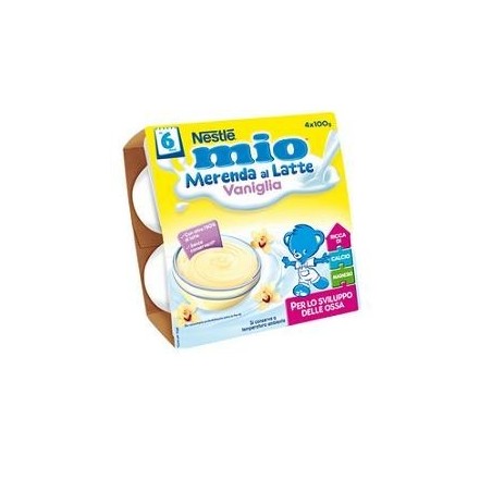 Mio Merenda Vaniglia 4 X 100 G